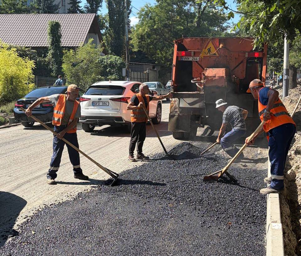 Lucrări de reabilitare și întreținere a infrastructurii rutiere municipale, executate pe parcursul săptămânii 31.08.2026-06.09.2026
