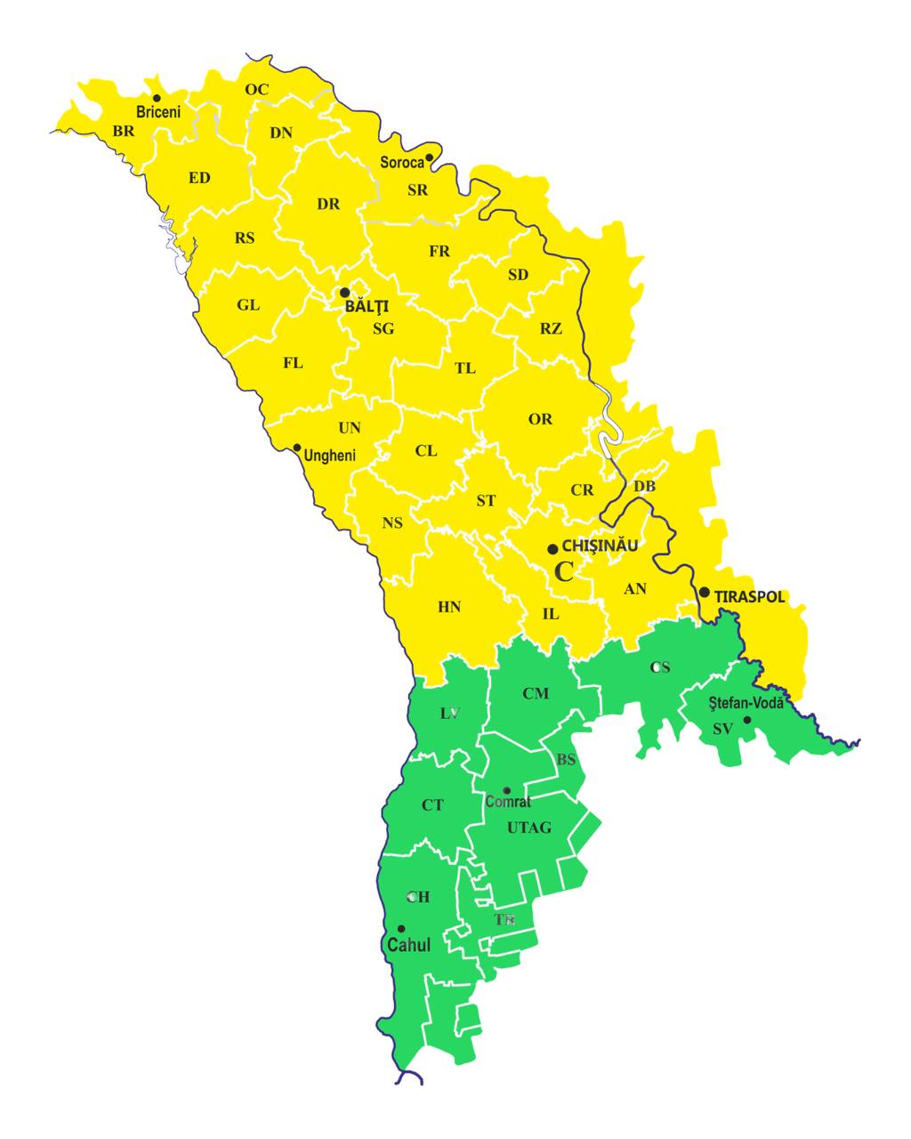 Atenție, chișinăuieni! Cod galben de ploi puternice, emis pentru 26 august