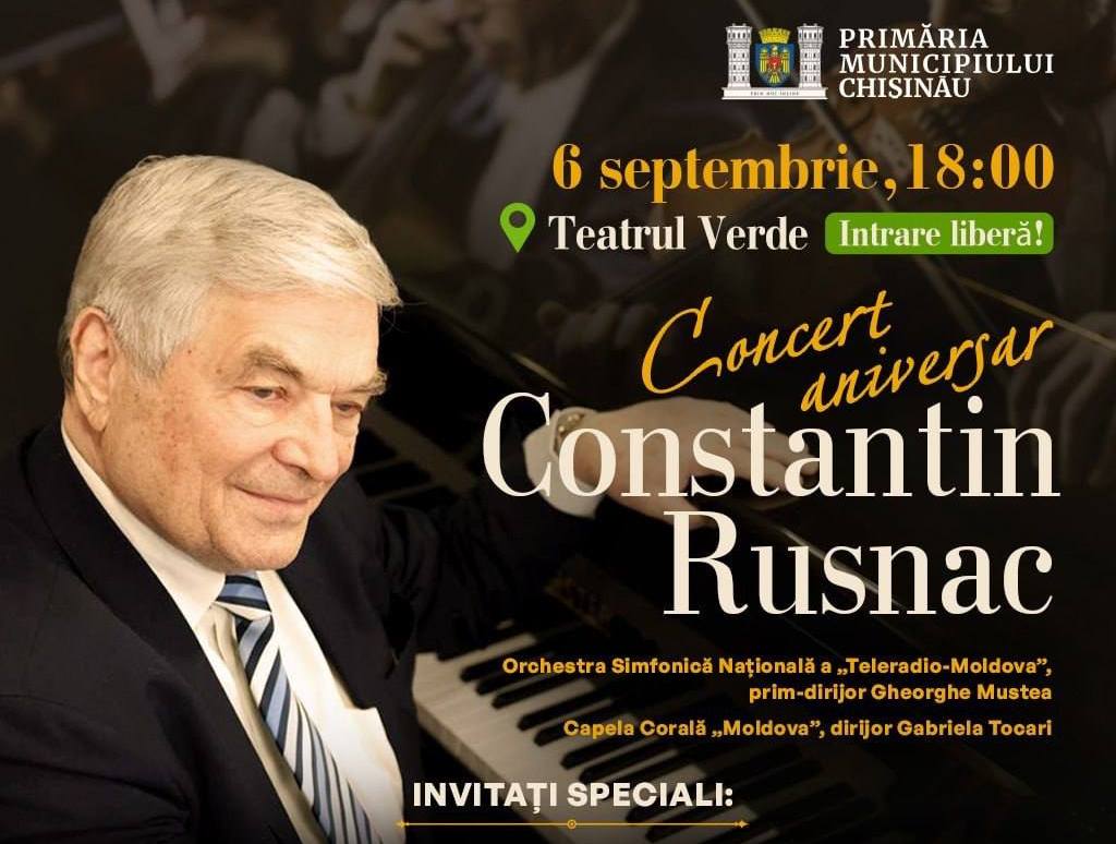 Spectacol muzical aniversar dedicat maestrului Constantin Rusnac